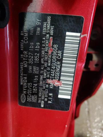 2016 HYUNDAI ACCENT SE - KMHCT4AE4GU089608
