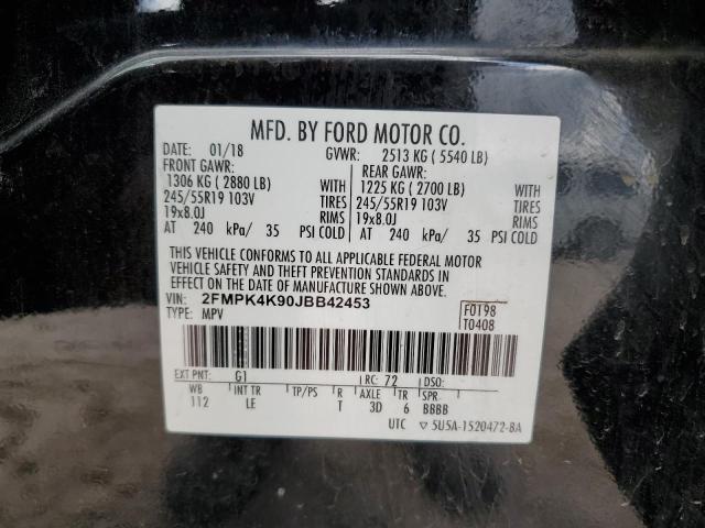 2018 FORD EDGE TITAN - 2FMPK4K90JBB42453