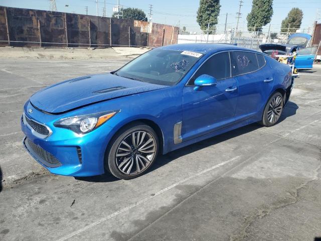 KIA STINGER 2019 blue  gas KNAE15LA8K6066314 photo #1