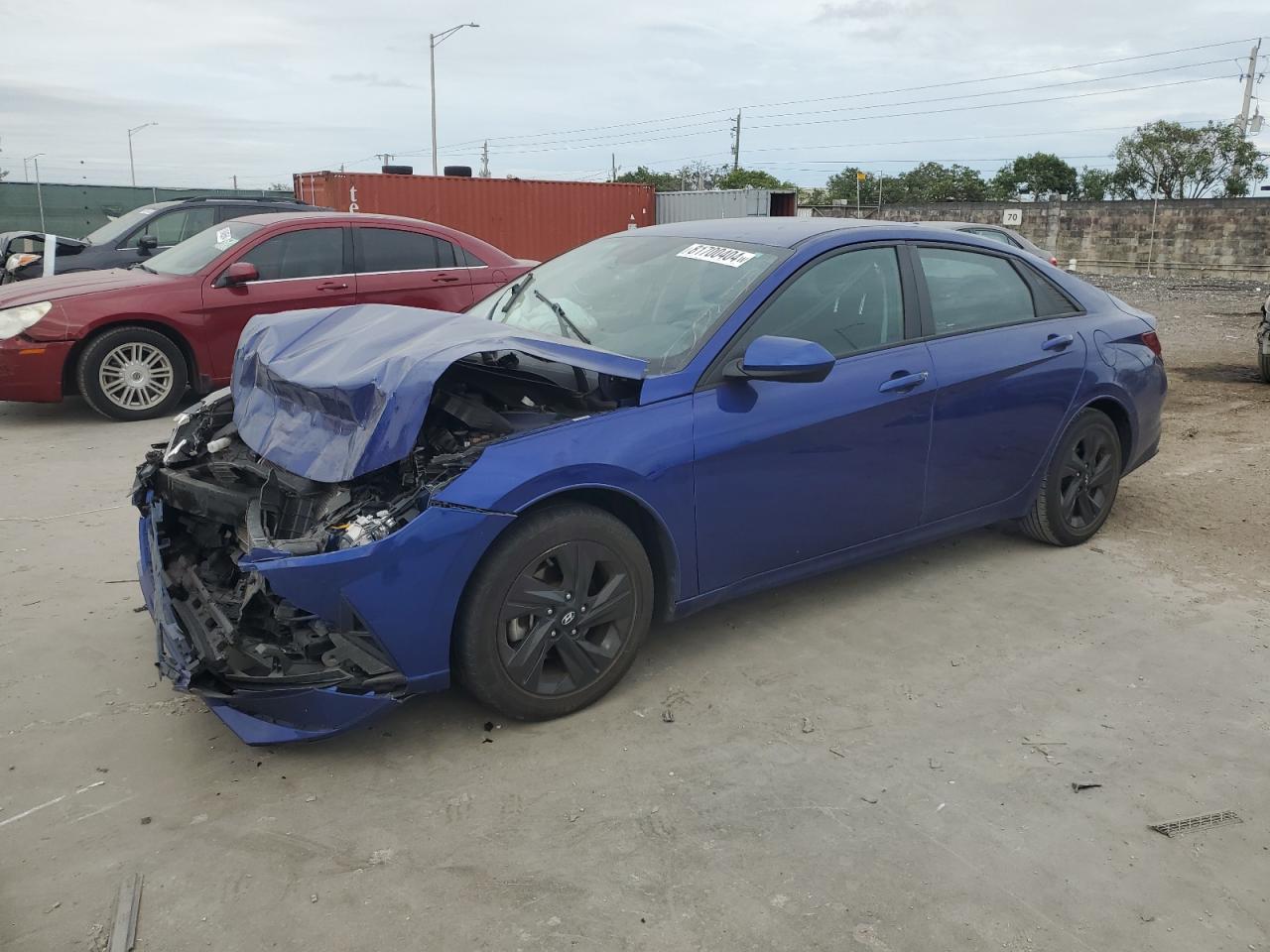 Lot #2991722117 2021 HYUNDAI ELANTRA SE