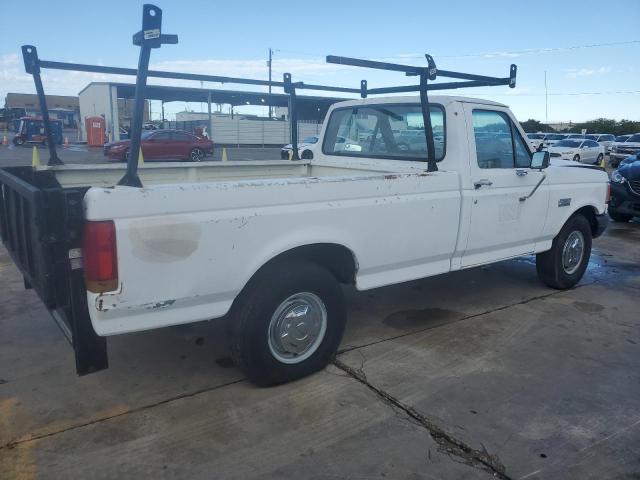 FORD F250 1989 white pickup gas 1FTEF25Y3KNA54459 photo #4