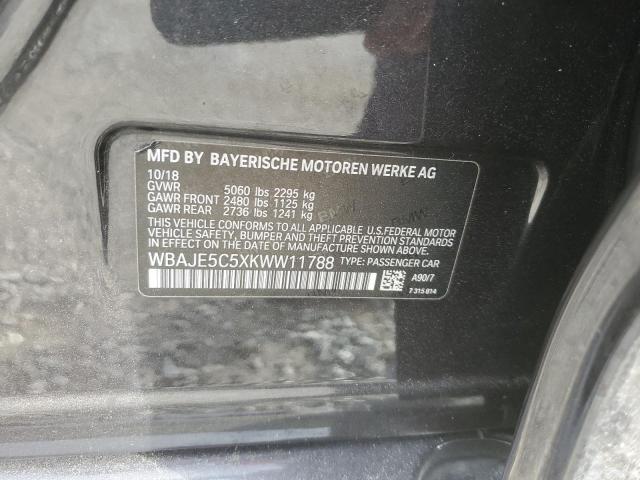2019 BMW 540 I - WBAJE5C5XKWW11788