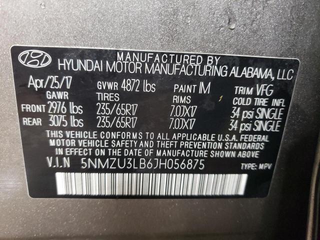 2018 HYUNDAI SANTA FE S - 5NMZU3LB6JH056875