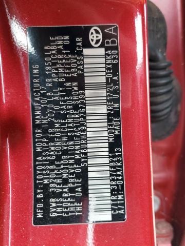 2018 TOYOTA COROLLA L - 5YFBURHE9JP767399