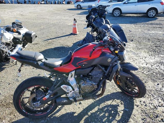 YAMAHA FZ07 C 2015 red racer gas JYARM06Y9FA001171 photo #1