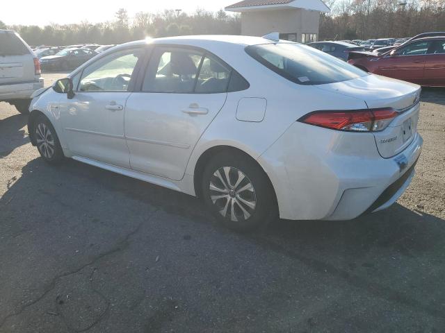 TOYOTA COROLLA LE 2021 white  hybrid engine JTDEAMDE7MJ008063 photo #3