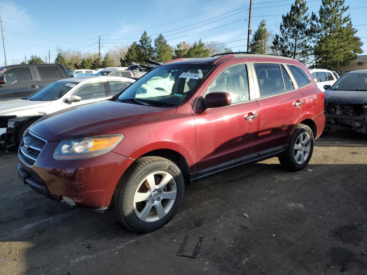 Lot #2991901174 2007 HYUNDAI SANTA FE S