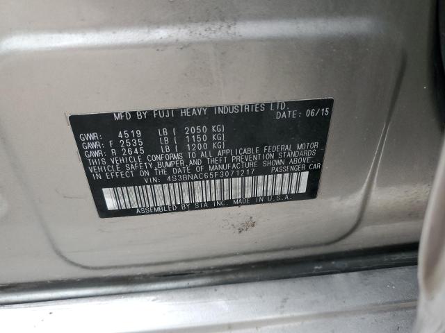 2015 SUBARU LEGACY 2.5 - 4S3BNAC65F3071217