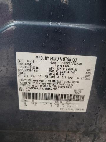 2018 FORD EDGE SEL - 2FMPK4J85JBB57703