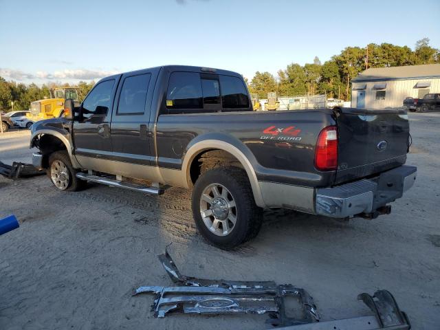 FORD F250 SUPER 2008 brown crew pic diesel 1FTSW21R48EA49295 photo #3