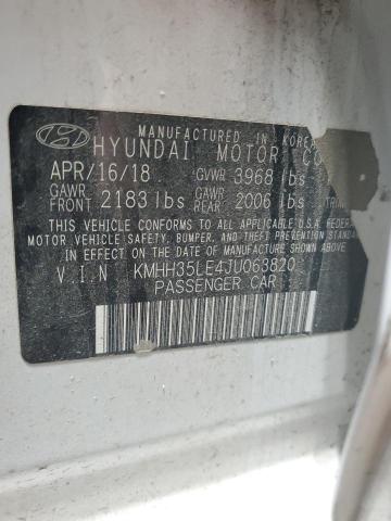 VIN KMHH35LE4JU063820 2018 Hyundai Elantra no.13