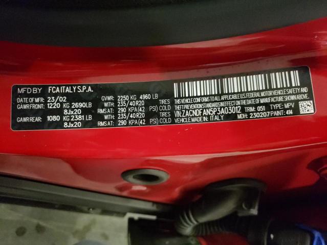 2023 DODGE HORNET GT ZACNDFAN5P3A03012