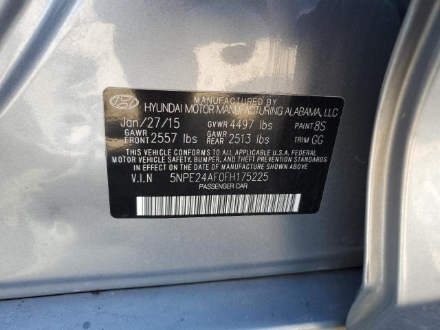 VIN 5NPE24AF0FH175225 2015 HYUNDAI SONATA no.12