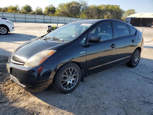 TOYOTA PRIUS 2007 black hatchbac hybrid engine JTDKB20U677584049 photo #1