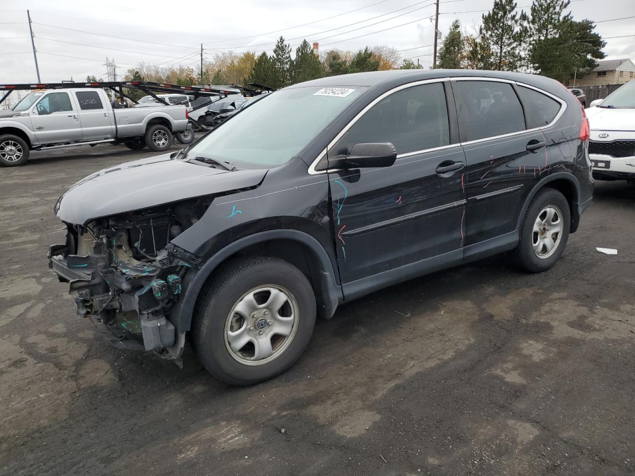 Lot #2991901154 2016 HONDA CR-V LX