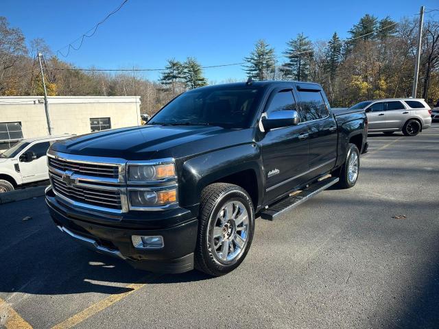 CHEVROLET SILVERADO 2015 black crew pic gas 3GCUKTEC2FG194647 photo #1