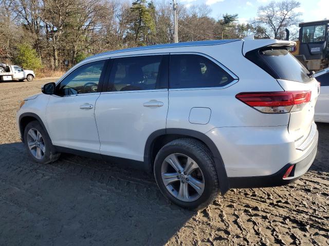 TOYOTA HIGHLANDER 2019 white  gas 5TDJZRFH8KS614421 photo #3