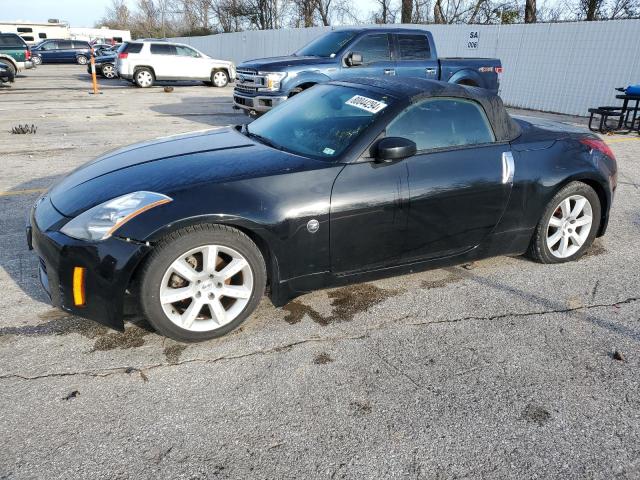 NISSAN 350Z CONV 2004 black  gas JN1AZ36A14T015190 photo #1