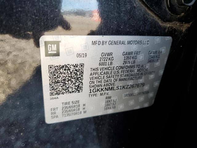 2019 GMC ACADIA SLT - 1GKKNMLS1KZ267679