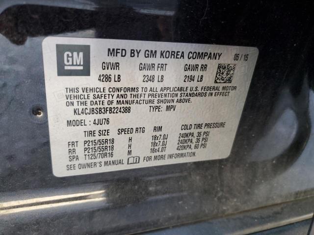 2015 BUICK ENCORE CON - KL4CJBSB3FB224388