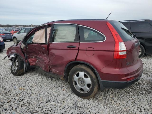 HONDA CR-V LX 2011 burgundy  gas 5J6RE4H37BL052400 photo #3