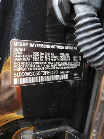 2015 BMW X4 XDRIVE2 - 5UXXW3C55F0F89420