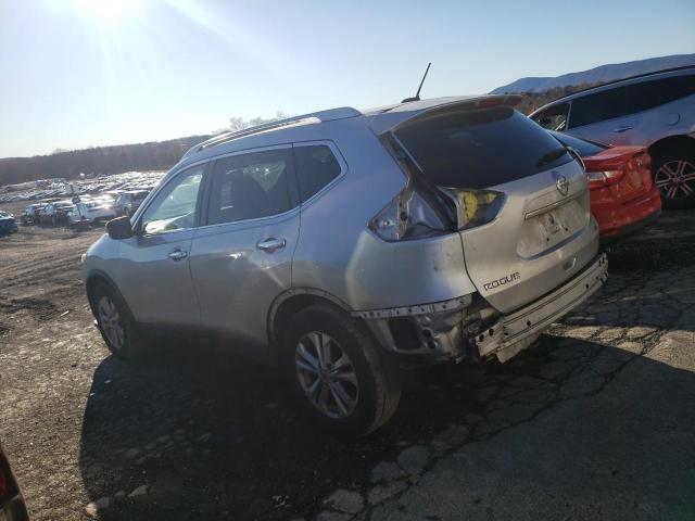 NISSAN ROGUE S 2015 silver  gas KNMAT2MV1FP519264 photo #3