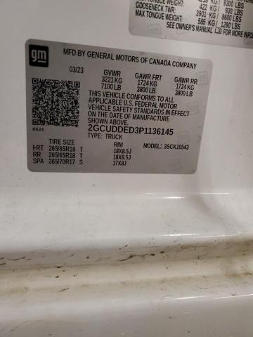 2023 CHEVROLET 1500 - 2GCUDDED3P1136145