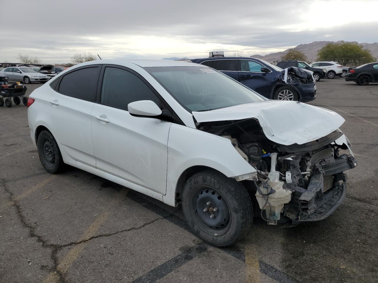 Lot #3024247806 2015 HYUNDAI ACCENT GLS