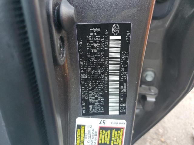 2022 TOYOTA CAMRY XLE - 4T1F11BKXNU063629