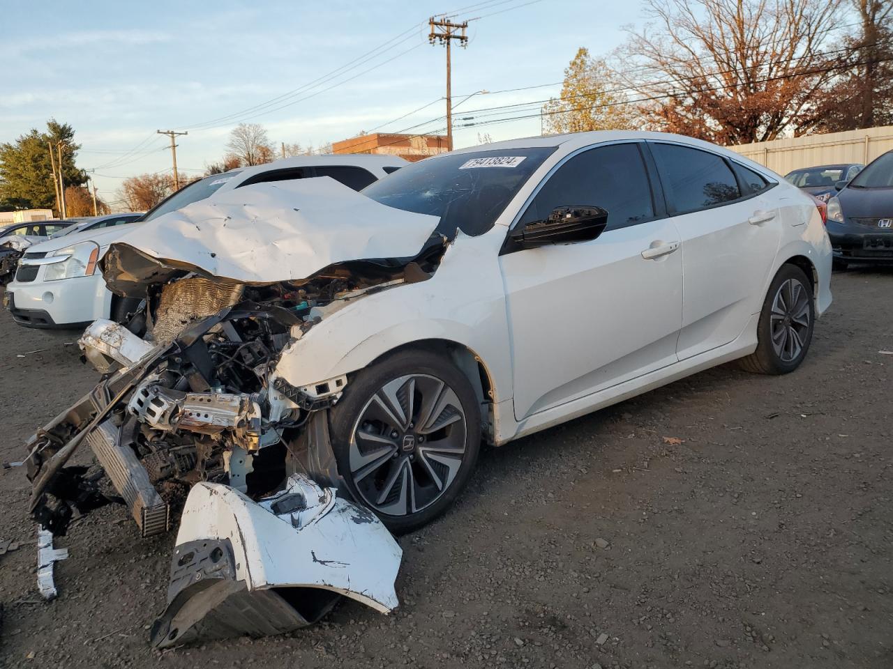 Lot #3028270824 2018 HONDA CIVIC EX