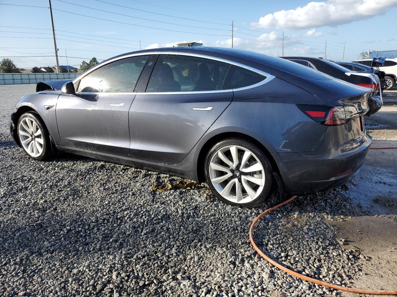 Lot #3051316641 2020 TESLA MODEL 3