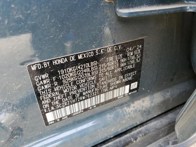 2024 HONDA HR-V EXL - 3CZRZ1H72RM762321