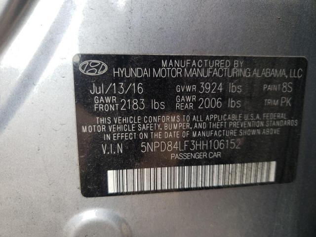 2017 HYUNDAI ELANTRA SE - 5NPD84LF3HH106152
