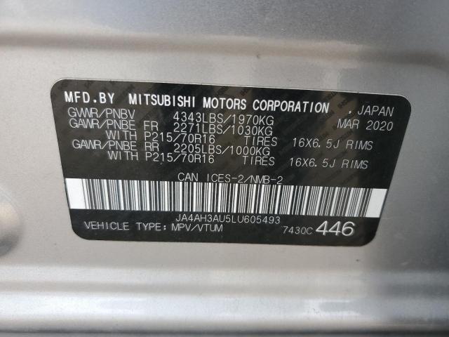 2020 MITSUBISHI RVR SE JA4AH3AU5LU605493