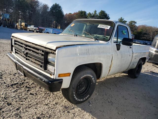 GMC C1500 1986 white  gas 1GTDC14N2GF727796 photo #1