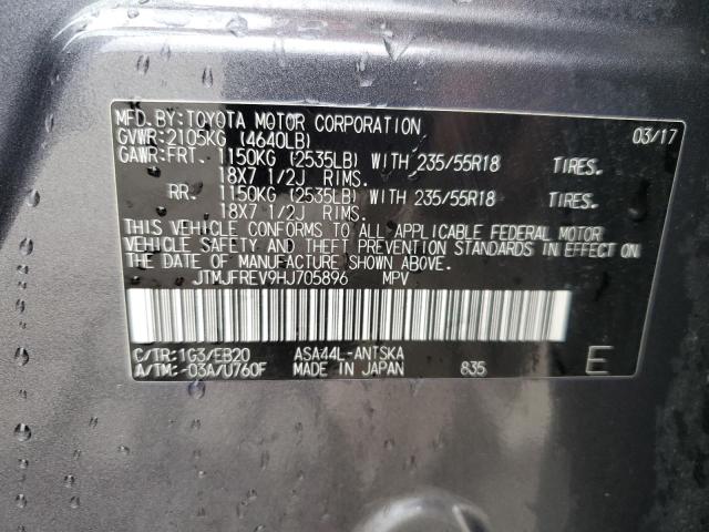 2017 TOYOTA RAV4 SE - JTMJFREV9HJ705896