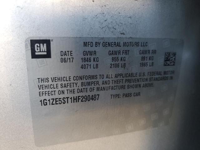 2017 CHEVROLET MALIBU LT - 1G1ZE5ST1HF290487