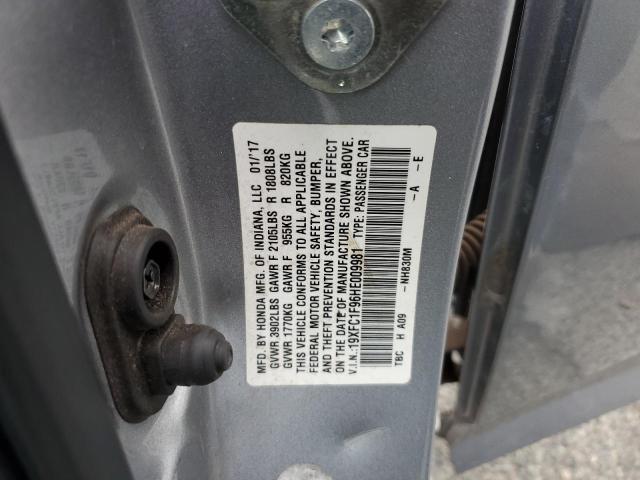 2017 HONDA CIVIC TOUR - 19XFC1F96HE009981