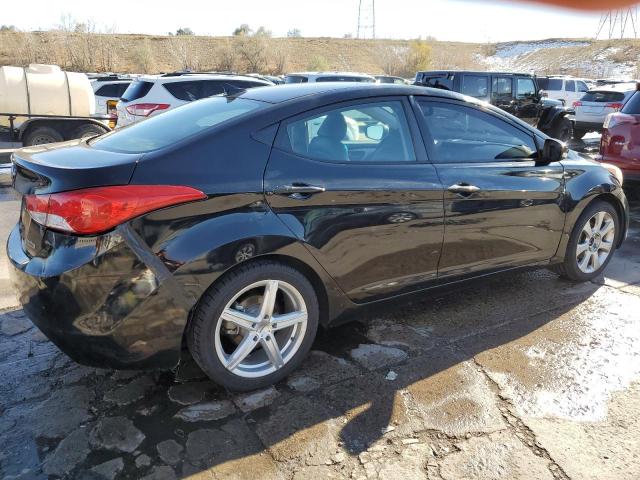 HYUNDAI ELANTRA GL 2012 black  gas KMHDH4AE7CU272310 photo #4