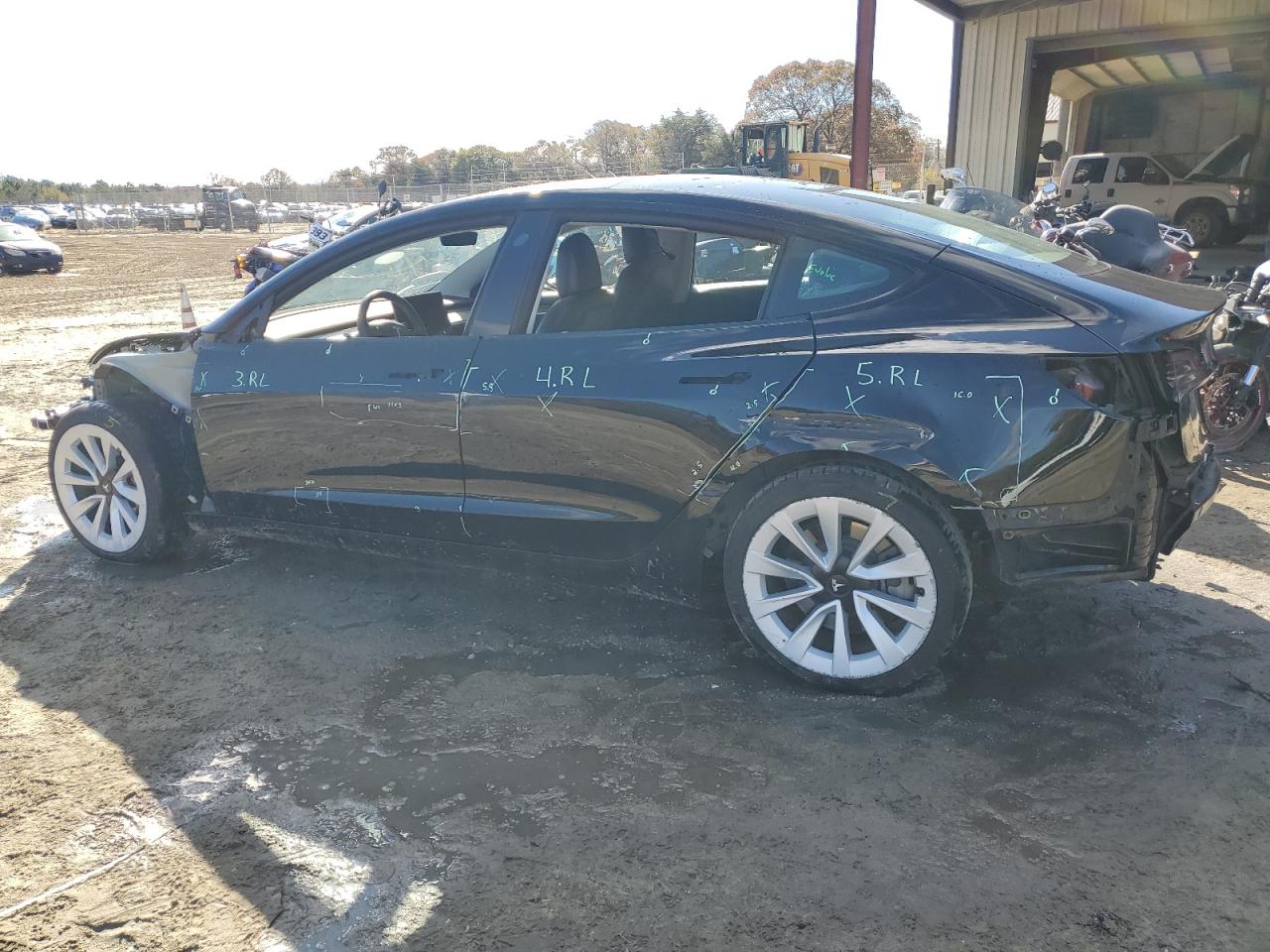 Lot #2988829663 2022 TESLA MODEL 3