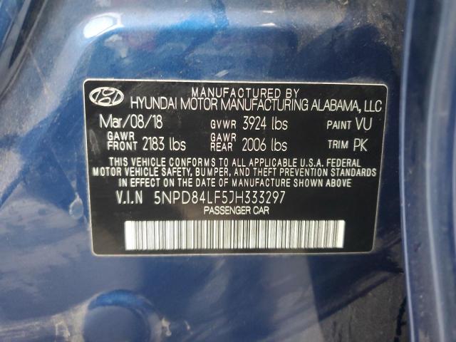 2018 HYUNDAI ELANTRA SE - 5NPD84LF5JH333297