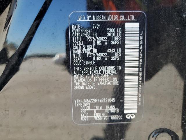 2021 INFINITI QX80 SENSO JN8AZ2BF4M9721645