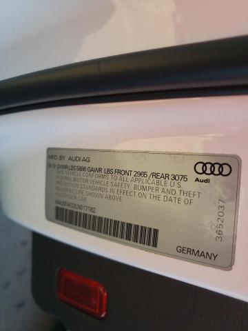 2020 AUDI S7 PRESTIG WAUSFAF22LN017182
