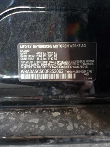 VIN WBA3A5C50DF353062 2013 BMW 3 SERIES no.12