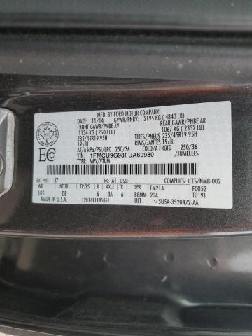 1FMCU9G98FUA69980 2015 FORD ESCAPE