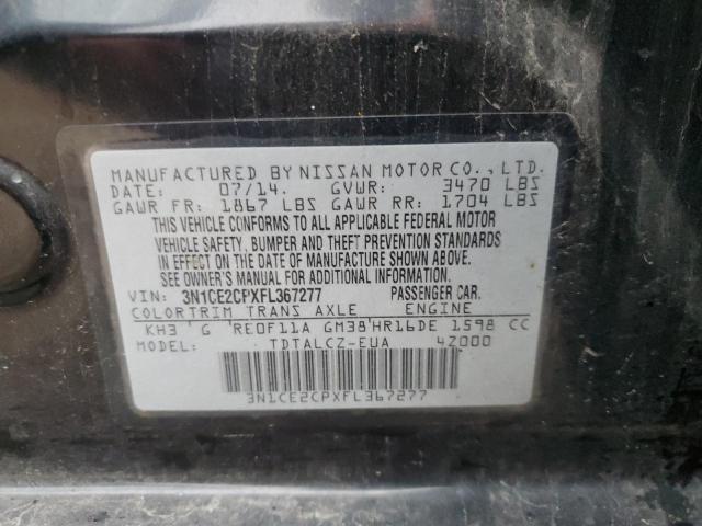 2015 NISSAN VERSA NOTE - 3N1CE2CPXFL367277