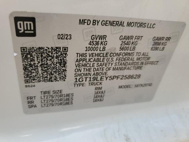 2023 GMC SIERRA K25 - 1GT19LEY5PF258628