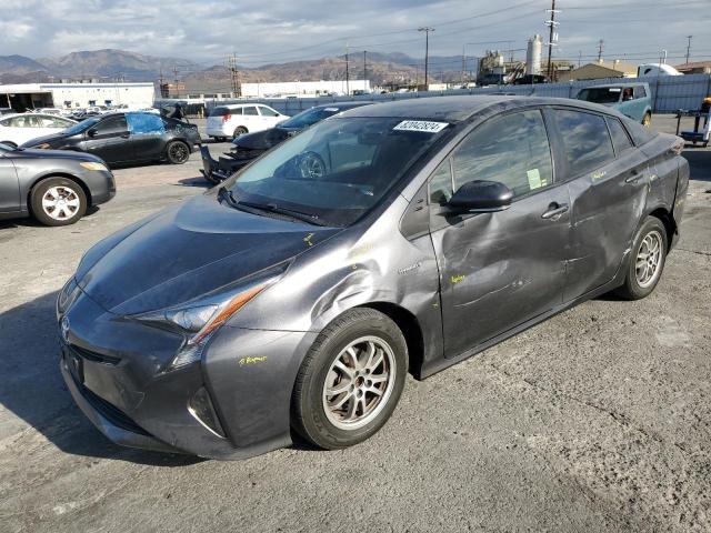 TOYOTA PRIUS 2016 gray hatchbac hybrid engine JTDKBRFU4G3010461 photo #1