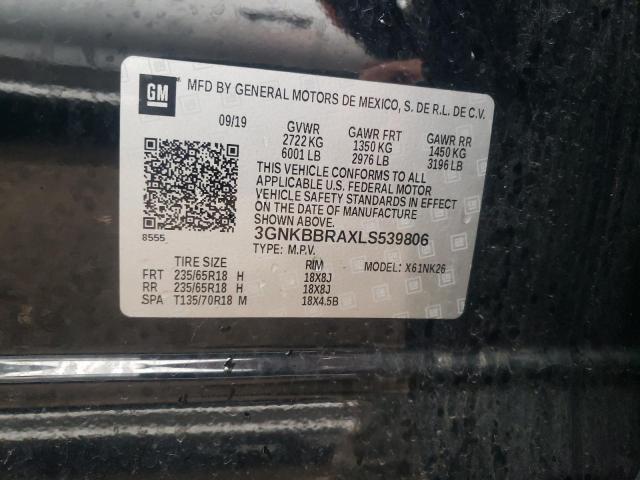 2020 CHEVROLET BLAZER 1LT - 3GNKBBRAXLS539806